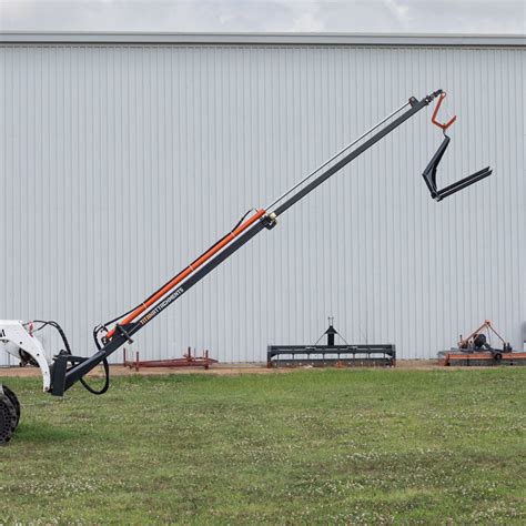 volvo skid steer telescopic boom|26' skid steer truss boom.